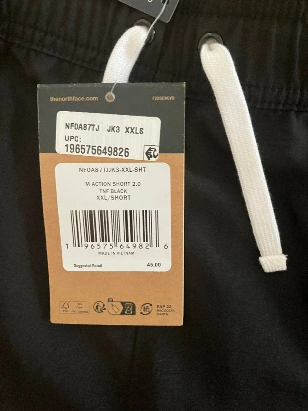 New The North Face Action 2.0 Shorts 5